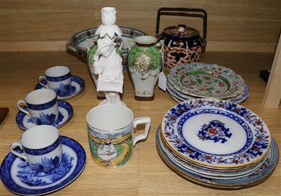 A collection of 19th Century ceramics